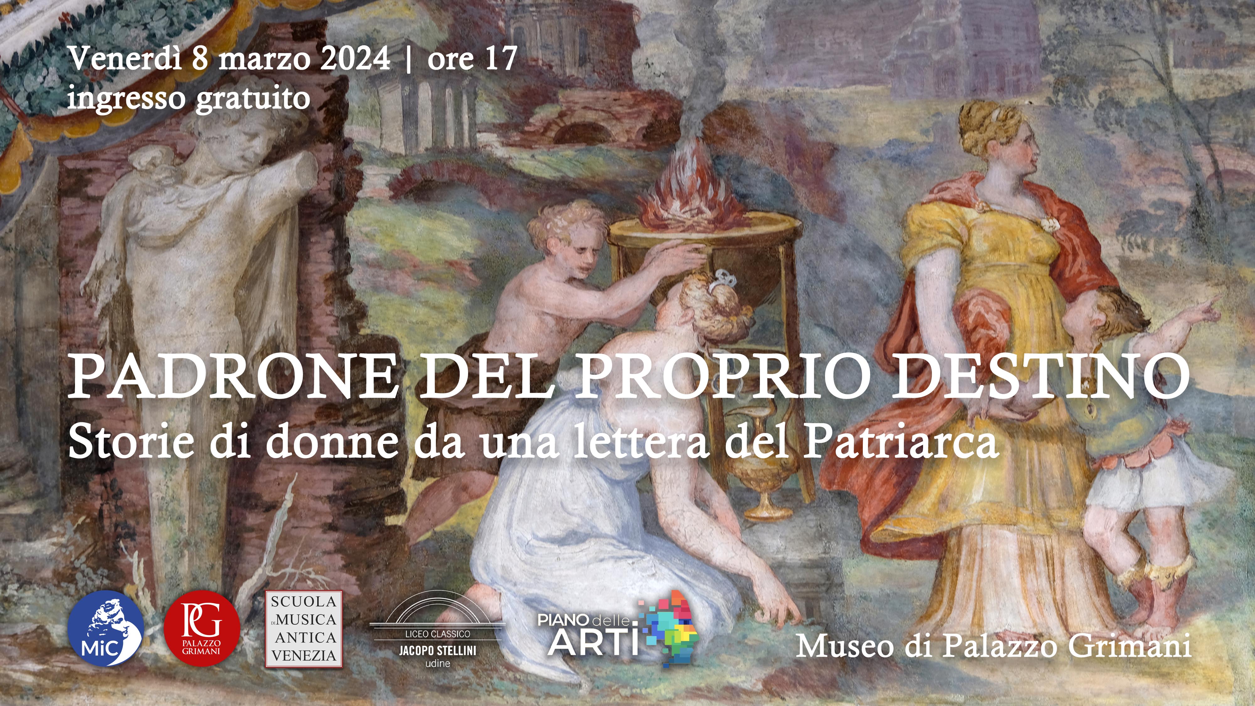 Padrone del proprio destino | Storie di donne da una lettera del Patriarca